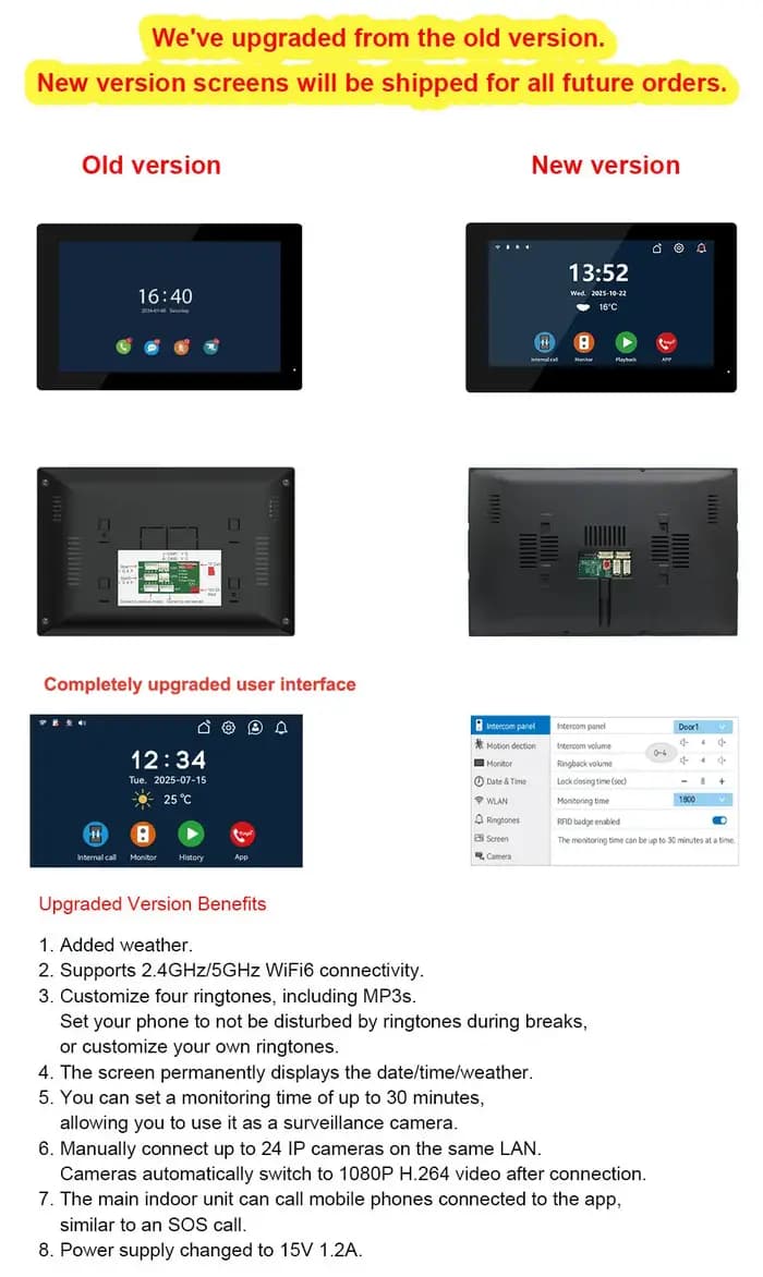 Système d'interphone intelligent ANJIELO pour la maison