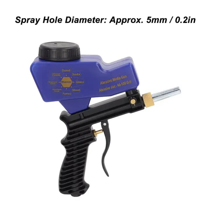 Kit de pistolet de sablage Air Sand pour le sablage et le nettoyage