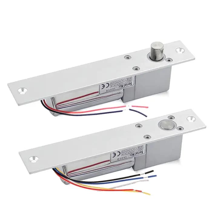 Serrure à boulon électrique à sécurité intégrée DC12V