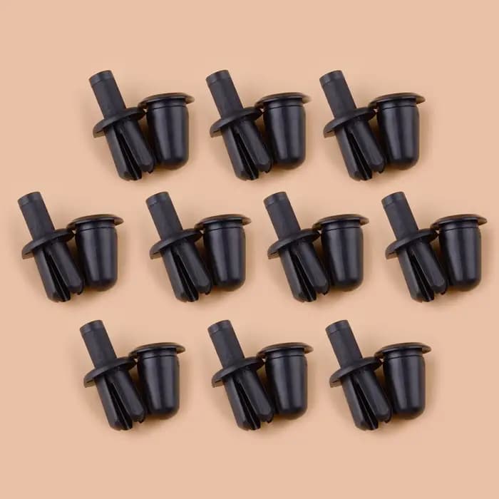 Clips de retenue de moulage de sol à bascule de pilier A, noir, convient pour Range Rover 4,2 L, 4,4