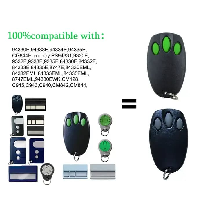 Télécommande pour porte de garage Merlin + 2.0