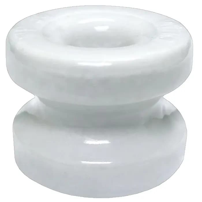 Poteau d'angle de clôture électrique en porcelaine