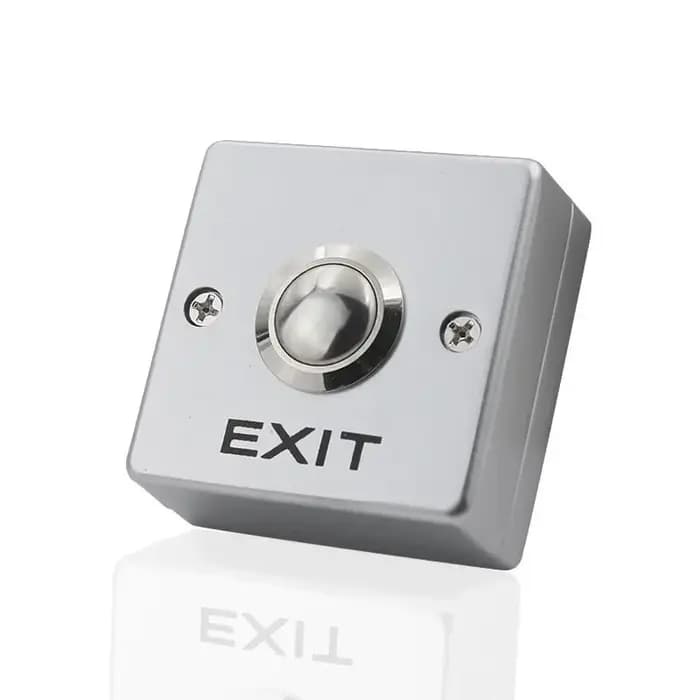 Bouton de sortie de porte en alliage de zinc, interrupteur poussoir pour système de contrôle d'accès aux portes, pour ouvrir la porte