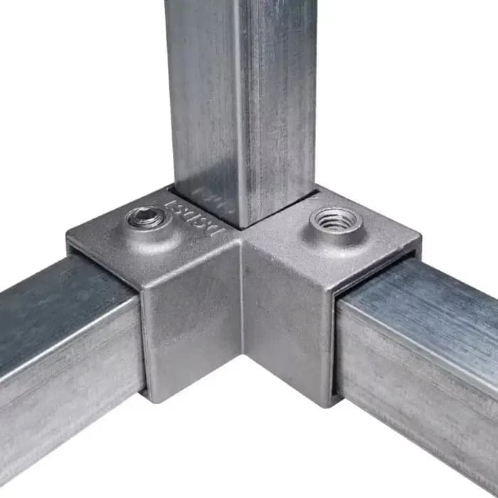 Tube carré 20x20mm, tube carré en alliage d'aluminium 25x25mm
