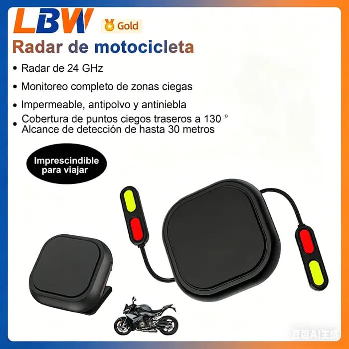 Radar de surveillance d'angle mort pour moto BSD01 24 GHz