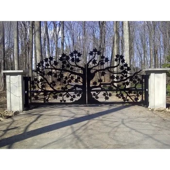 Porte de ranch en aluminium personnalisée Farm Gate-Foshan faite à la main