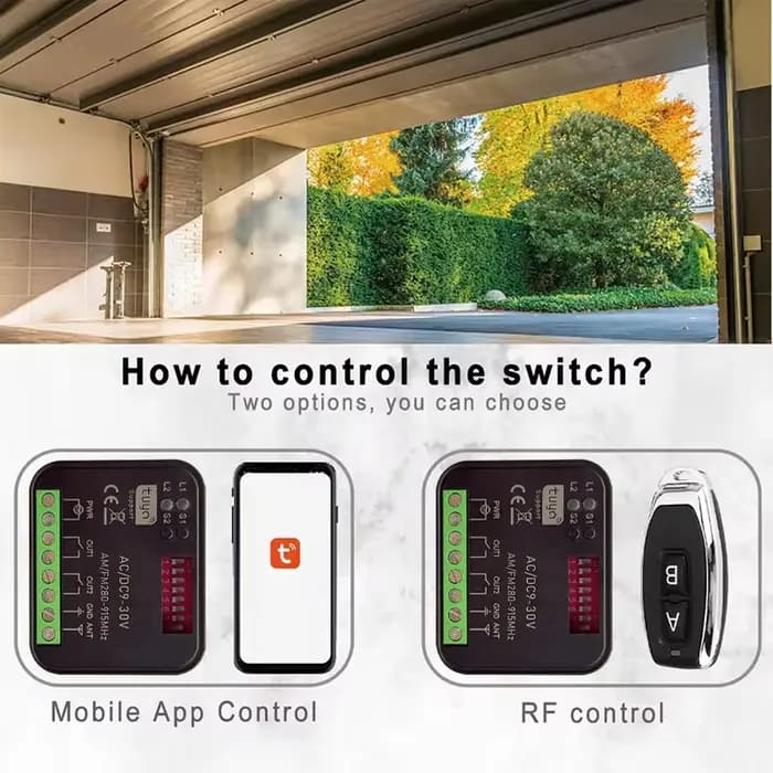 Nouveau récepteur RX MULTI Tuya WIFI 300 à 868 MHz pour télécommande DOORHAN TRANSMITTER 2 4 PRO 2PRO PREMIUM 433 MHz pour barrière