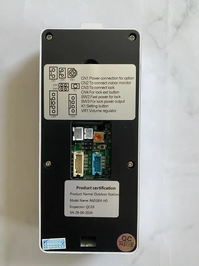 Homefong 7 pouces visiophone système d'interphone vidéo pour maison Villa moniteur étanche à la pluie extérieur RFID déverrouiller sonnette caméra