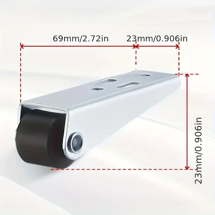 Roue inférieure de porte coulissante de 2/4 pièces