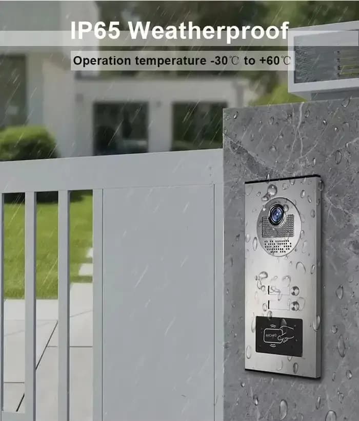 Système de vidéophone ANJIELO 7 pouces à 4 câbles