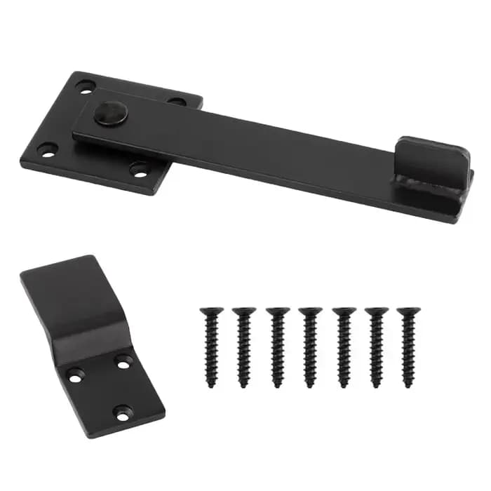 Serrure de Porte de Grange Rabattable Résistante à 360 °, pour Verrouillage de Porte Coulissante, av