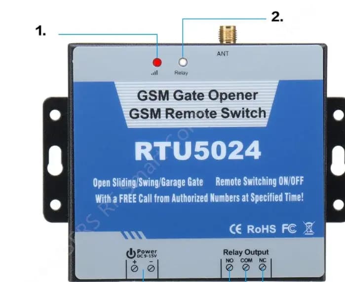 RTU5024 GSM ouvre-porte relais commutateur télécommande ouvre-porte sans fil