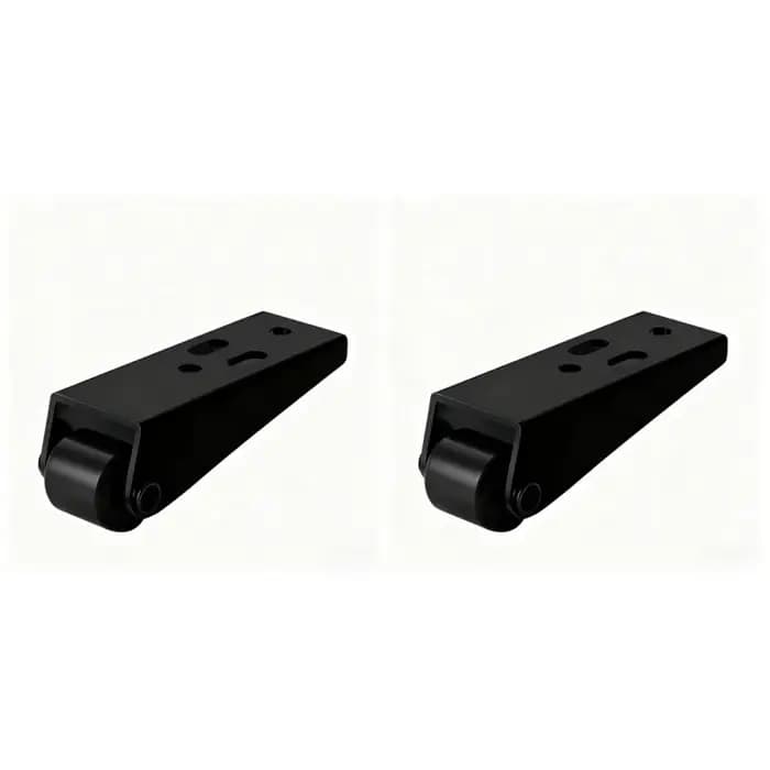 Roue inférieure de porte coulissante de 2/4 pièces, matériau métallique durable, mini rouleau solide