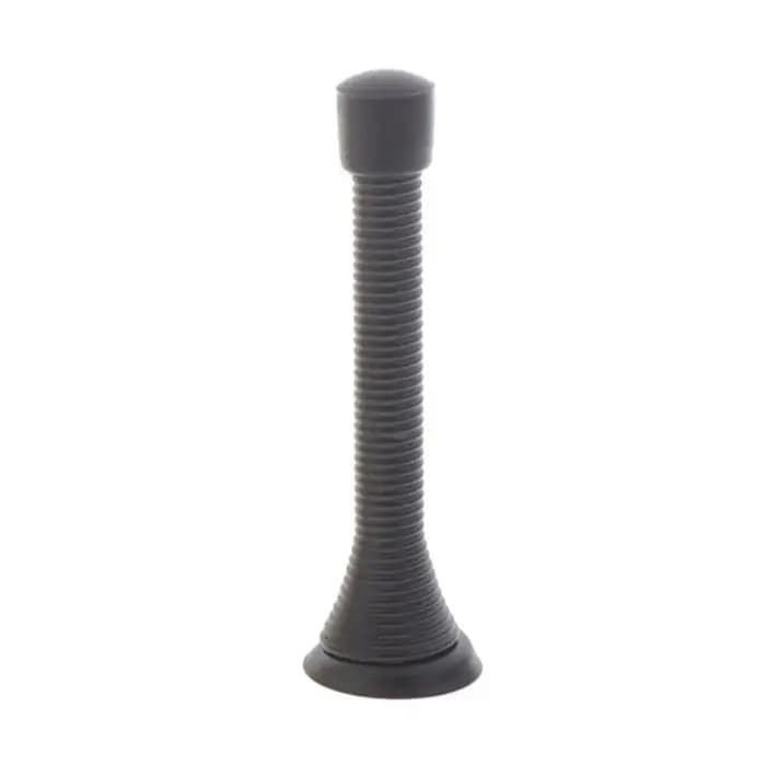 Butée de porte à ressort Flexible et robuste, avec vis antirouille, embouts de pare-chocs en caoutch