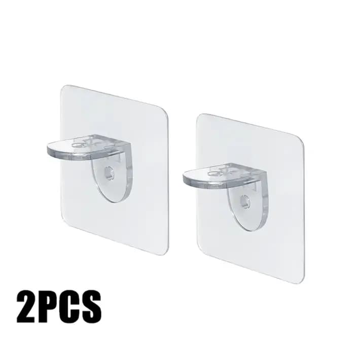 Support de fixation sans poinçon, 2 pièces, Support de séparation superposé, fixateur de connexion d