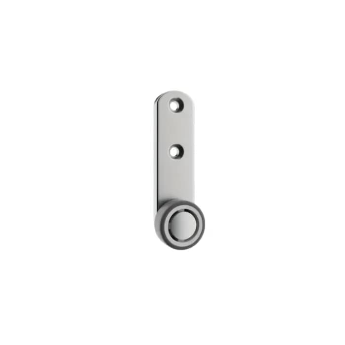 Roue de porte coulissante silencieuse robuste avec 4 rouleaux et 8 vis, roulettes directionnelles en