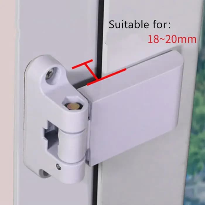 Charnière de porte en PVC pour portes françaises, 1 pièce