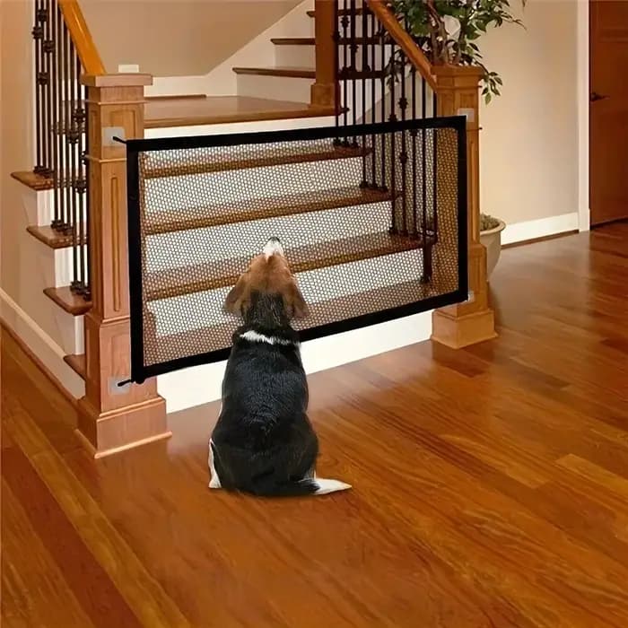 Clôture de barrière pour chien robuste avec crochets