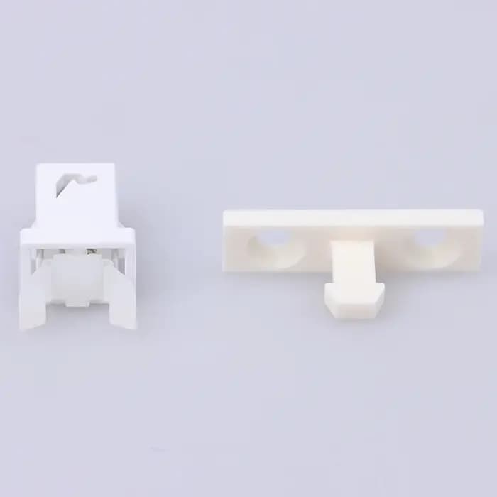 Offre spéciale! 10 pièces de serrures de porte noires et blanches PR-001 pour climatiseur MS