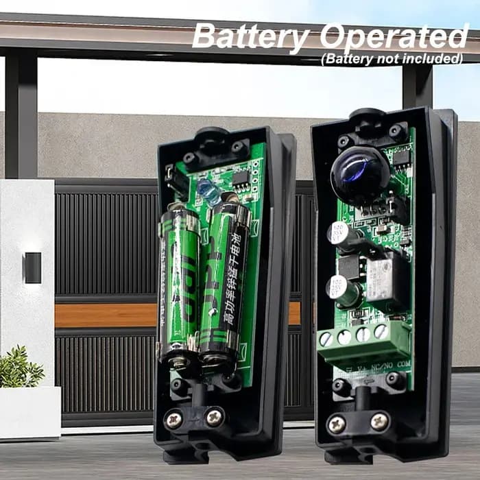 Porte coulissante de garage 12m porte coulissante porte barrière barrière Faisceau de sécurité Capte