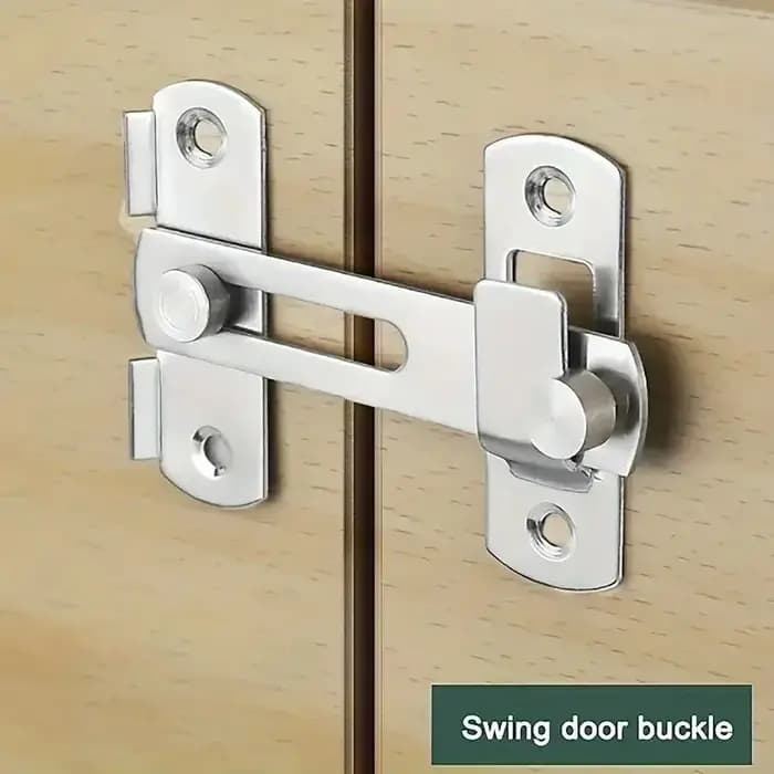 Verrous de porte coulissants en acier inoxydable, 1 pièce, quincaillerie pour porte de grange, placa