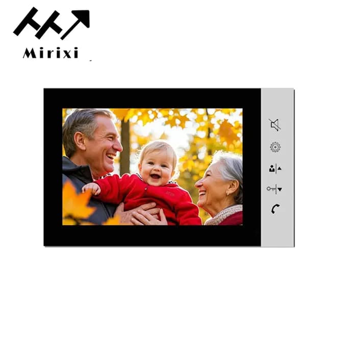 Mirixi 7 pouces interphone vidéo sonnette de téléphone avec caméra RFID déverrouiller grand Angle système Multiple contrôle d'accès de porte nuit