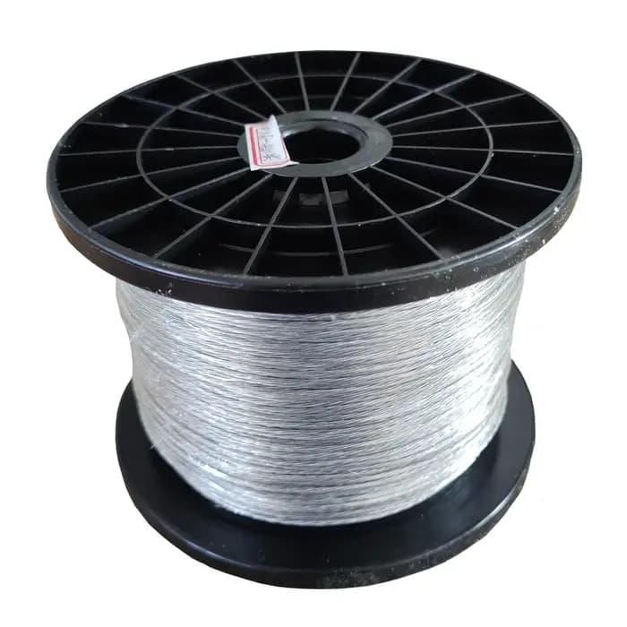 Fil de clôture électrique en alliage d'aluminium et de magnésium de 200 m