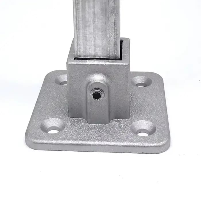 Tube carré 20x20mm, tube carré en alliage d'aluminium 30x30mm