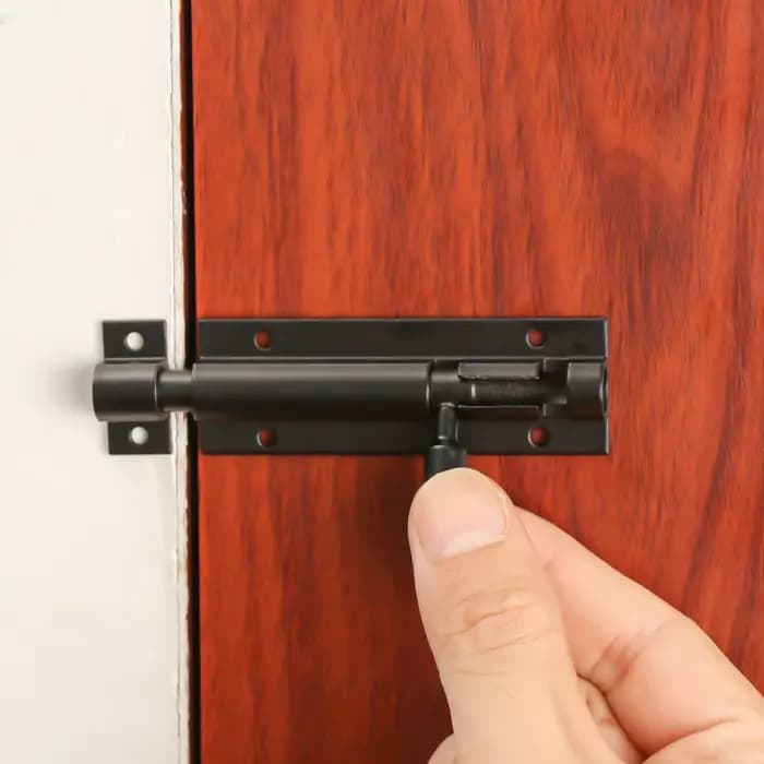Verrou de porte en alliage d'aluminium