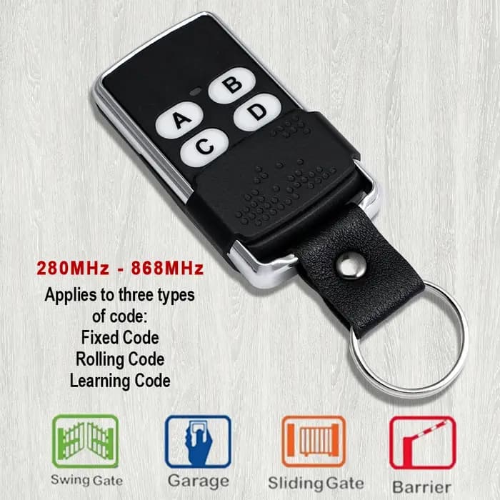 AVIDSEN Télécommande Clone 114253 104250 104251 104257 104350 104700 614701 654100 Porte de garage / Contrôleur multifréquence