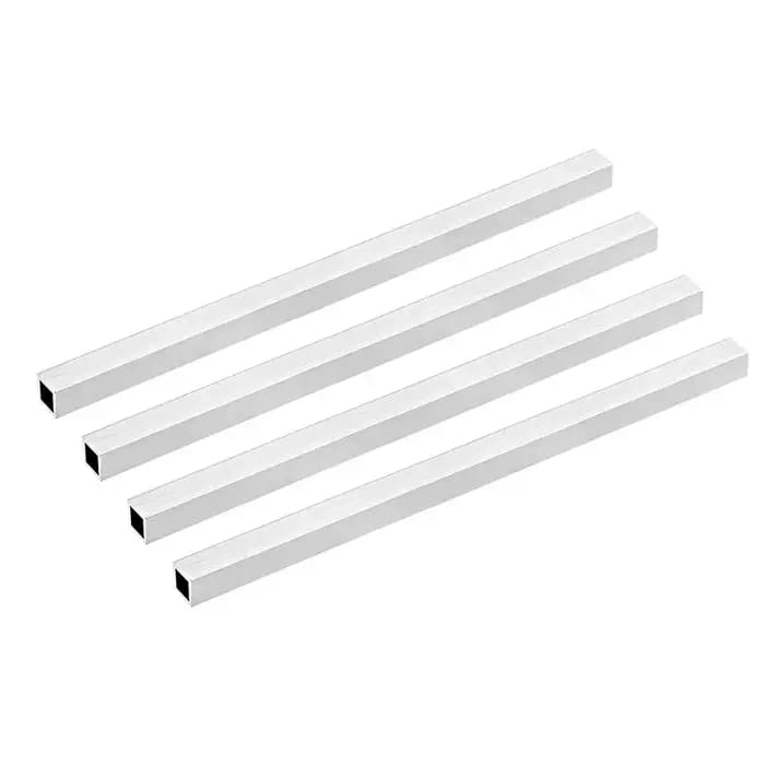 1 tube carré en aluminium avec spécifications de 10x1 0mm/20x20mm/30x40