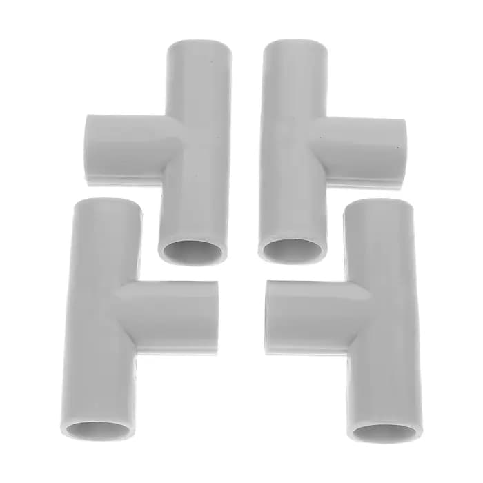 Accessoires de clôture en acier Durable, connecteur à 3 voies, raccords en PVC, sécurité pour bébé,