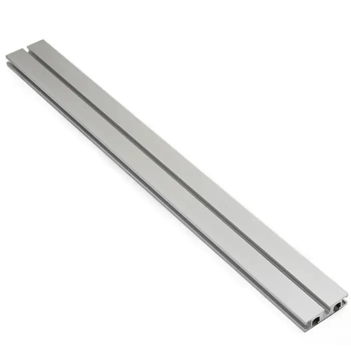 Clôture profilée en aluminium 60 Type piste à onglet support