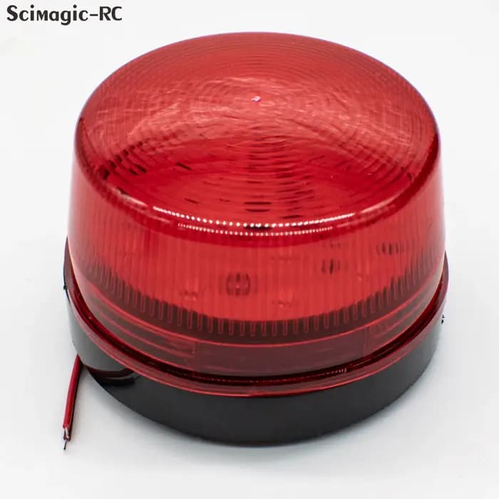 Lampe clignotante de signalisation à LED 12V ou 24V pour portail battant