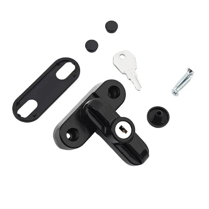 Serrures en T avec clé serrure de fenêtre externe boucle