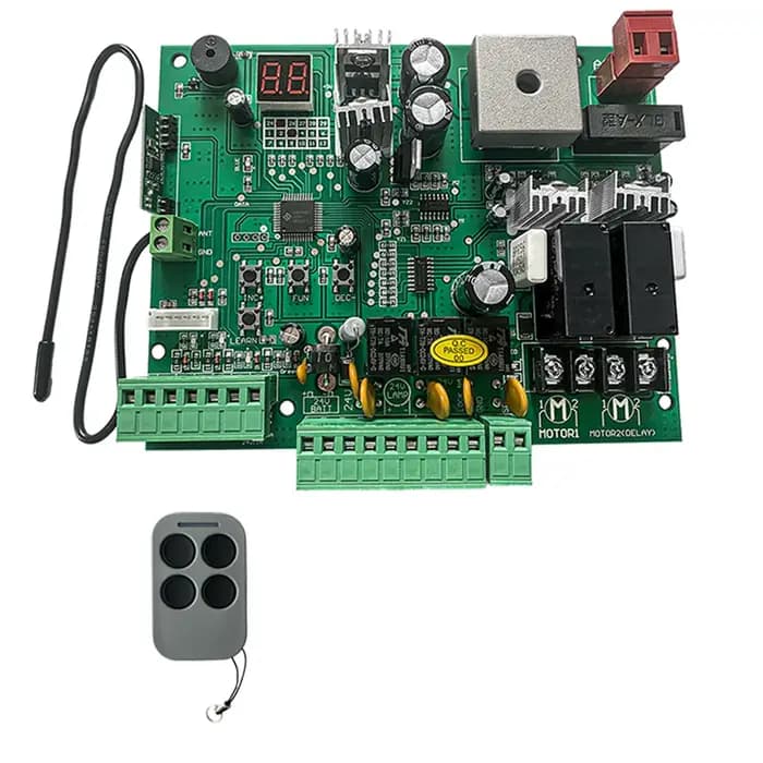 Carte de commande PCB 24V DC pour ouvre-porte battant automatique à double bras - Pièce de rechange pour système intelligent