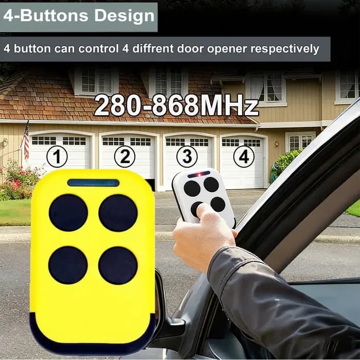 Télécommande universelle pour portail et porte de garage