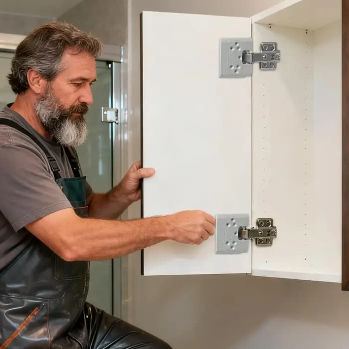 Gabarit d'installation de charnières de porte pour charpentier
