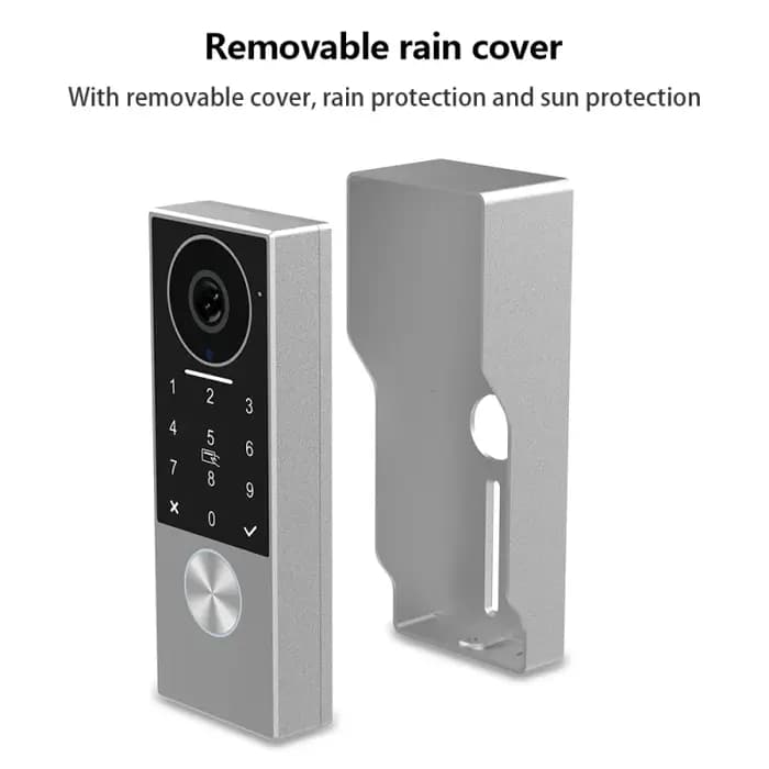 Anjielo Interphone Vidéo Intelligent TUYA 2 Fils Filaire 1080P Caméra Étanche WIFI Écran Tactile IPS 7/10 Pouces Prise en Charge IP CCTV