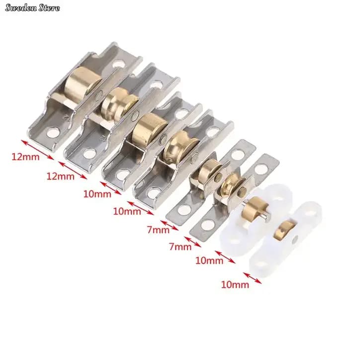 Roulettes de porte marketen acier inoxydable