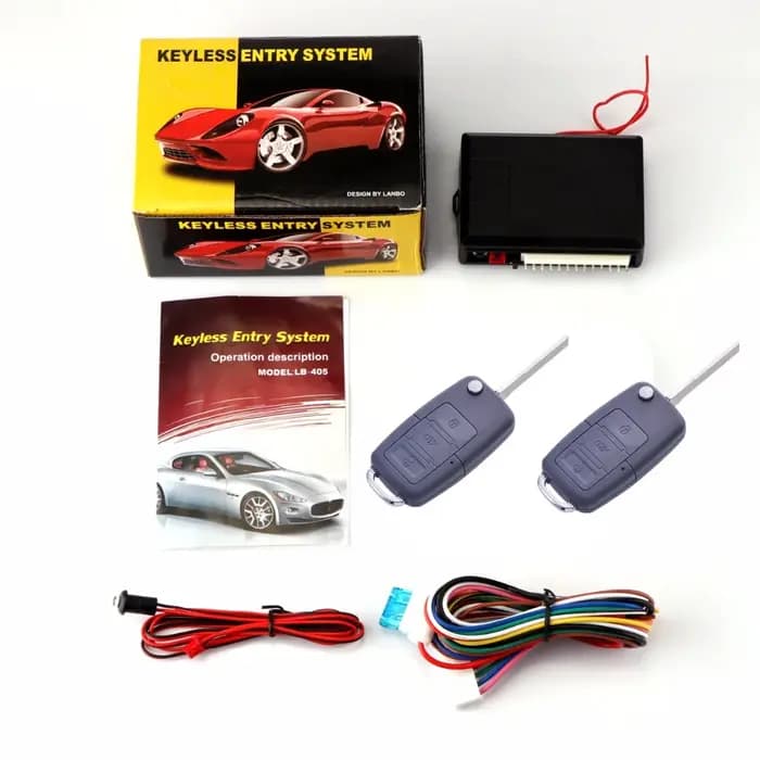Serrure centralisée système d'entrée sans clé verrouillage Central accessoires d'alarme de voiture porte fenêtres télécommande clé de coffre bricolage universel