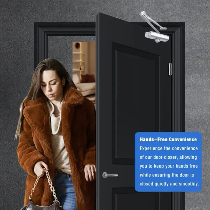 Ferme-porte automatique hydraulique à amortisseur