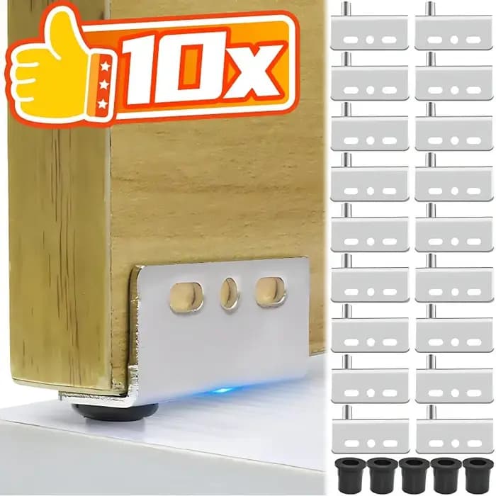 Ensemble de charnières pivotantes à Angle droit en fer pour porte