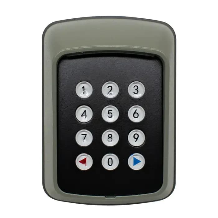 Clavier numérique sans fil étanche 433 MHz à code roulant pour ouvre-porte d'entrée – Sécurisé et durable