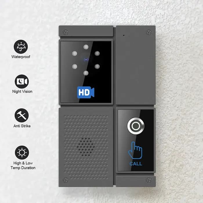 Interphone vidéo intelligent SIP HD
