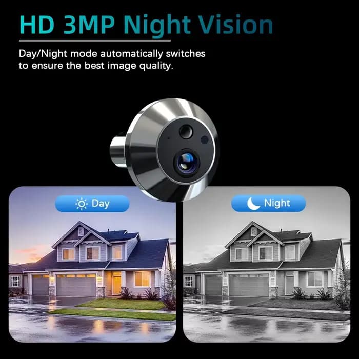 Caméra de porte sans fil WiFi ICam365 3MP