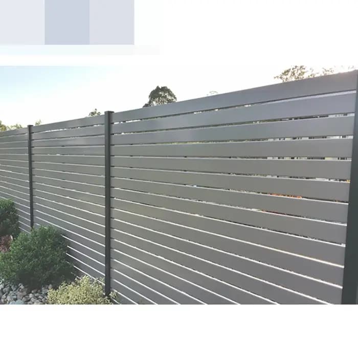 Clôture et porte de confidentialité découpées au Laser en aluminium et métal de haute qualité