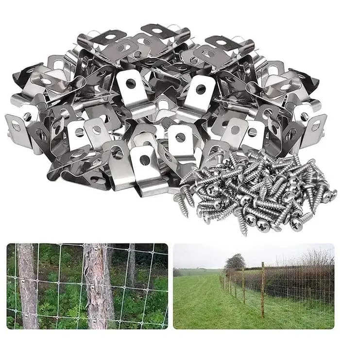 Pinces de fixation de clôture en aluminium