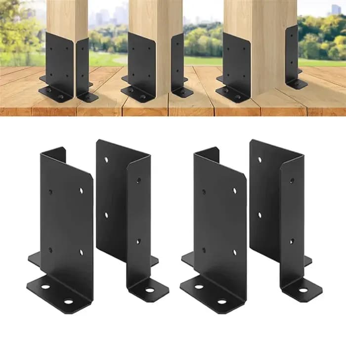 Staffe de Support de Base de poteau de clôture en bois