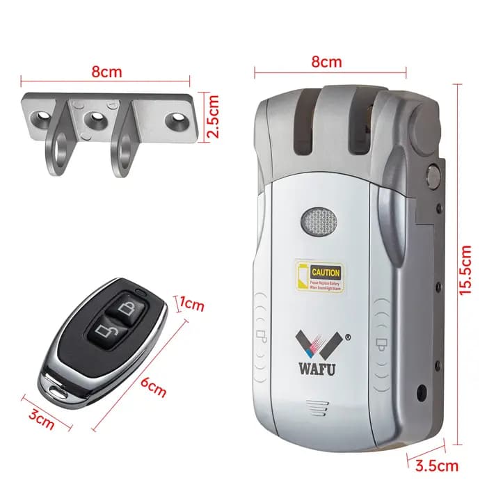 WAFU 010 Tuya APP WiFi télécommande intelligente sans fil serrure électrique à empreinte digitale